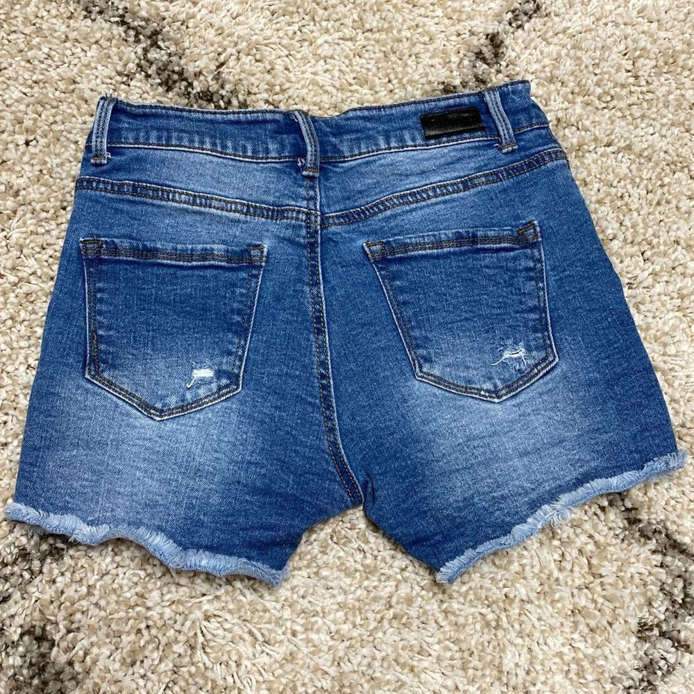 Black Label C’EST To High Rise Denim Shorts Size Small - Picture 3 of 6